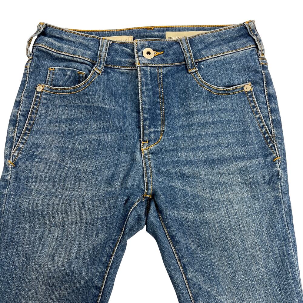 Pilcro and the Letterpress High Rise Denim Legging Medium Wash Size 25